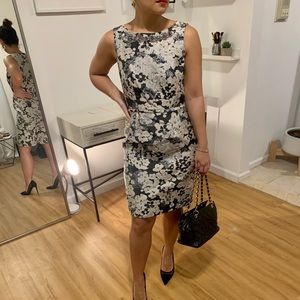 Jewel detailed a-line Tahari dress!!!